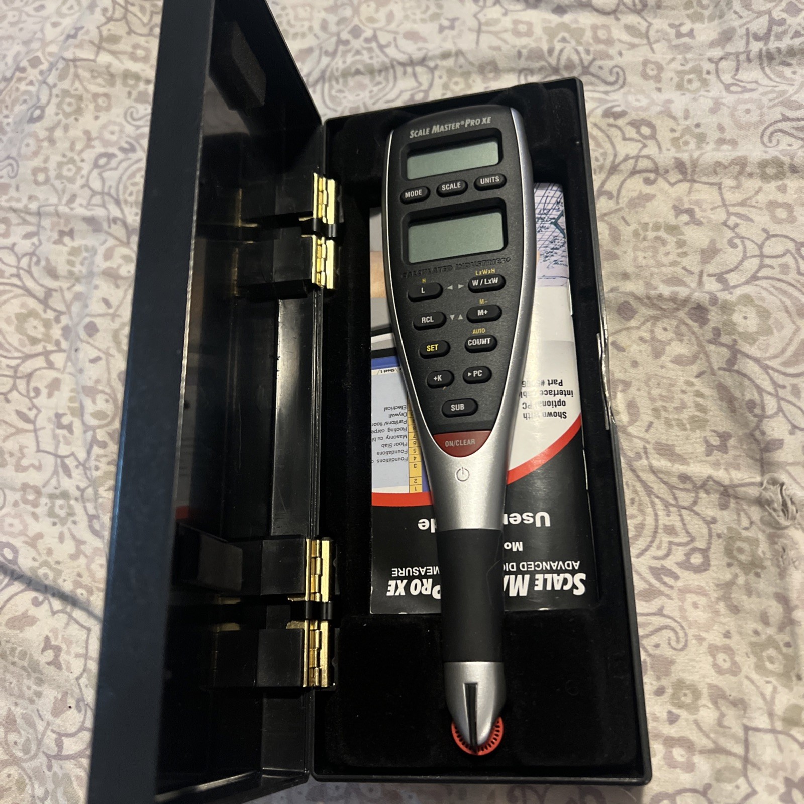 Calculated Industries 6025 Scale Master Pro Digital Plan Take-off Tool Needs Bat