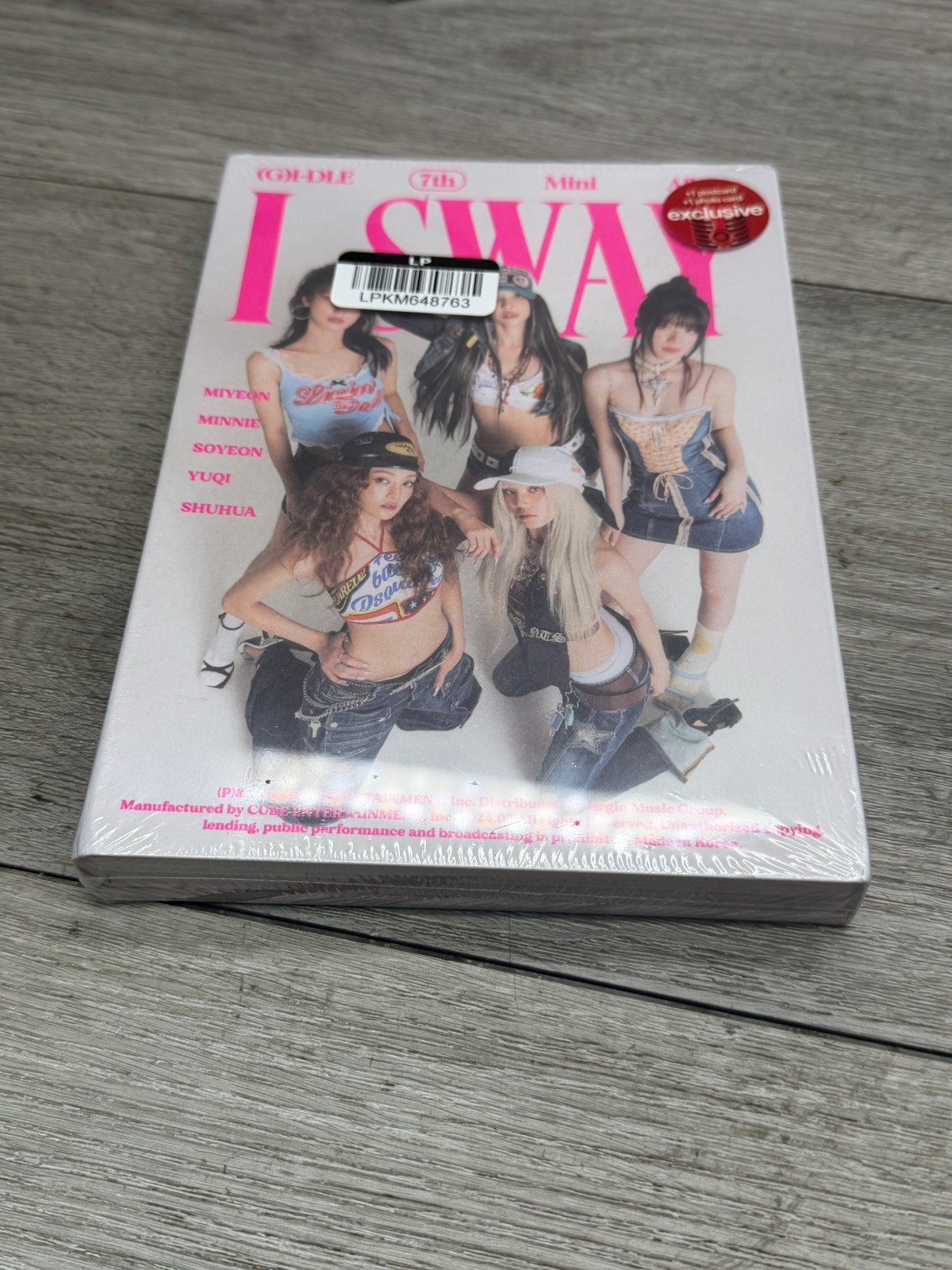 (G)I-DLE - I SWAY - Exclusive CD with Postcard & Photo Card - New Sealed
