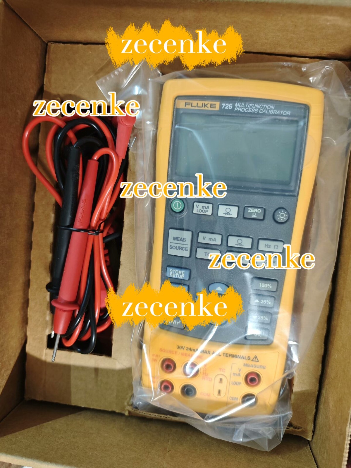 1 PC Fluke 725 Multifunction Process Calibrator/UPS or DHL/99NEW