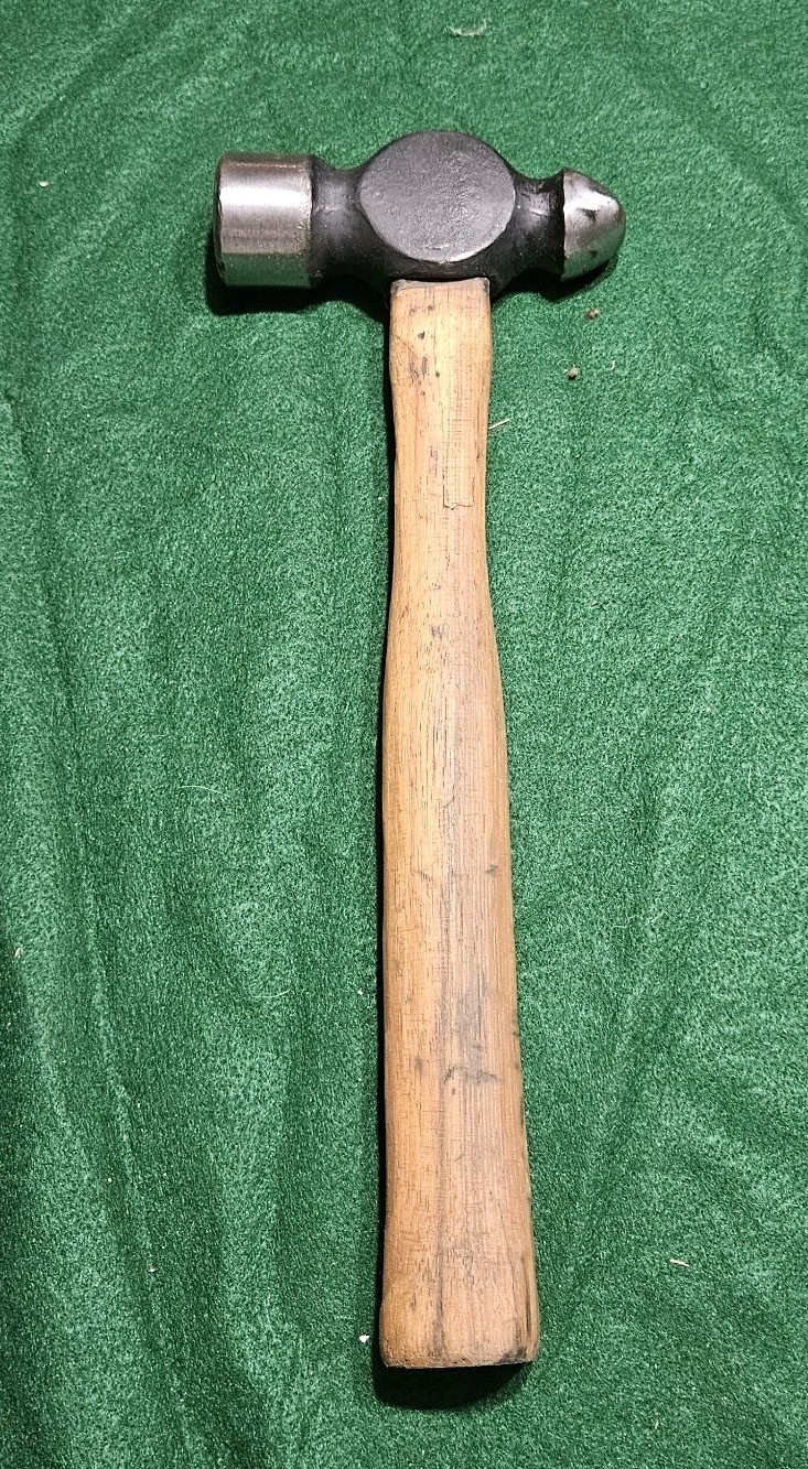 Vintage Blue-Point BP32 Heavy Duty Ball Peen Hammer 32oz /Kenosha Wisconsin 14"