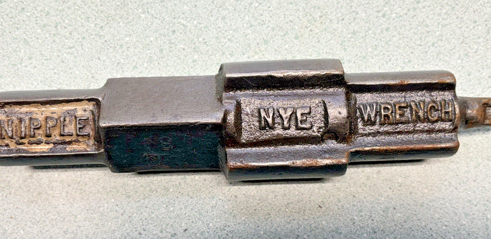 NYE Pipe Nipple Wrench 3/8" to 2" nice condition