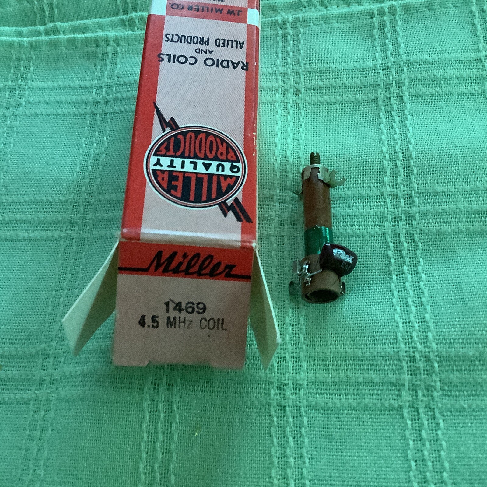 Miller 1469 Sound Pick Off Coil ( Tapped With Condenser)  4.5mHz MC