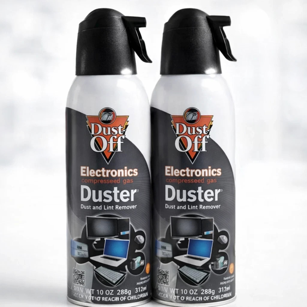 Dust-Off Electronics Compressed Air Duster 10 oz Cans – 2 Pack