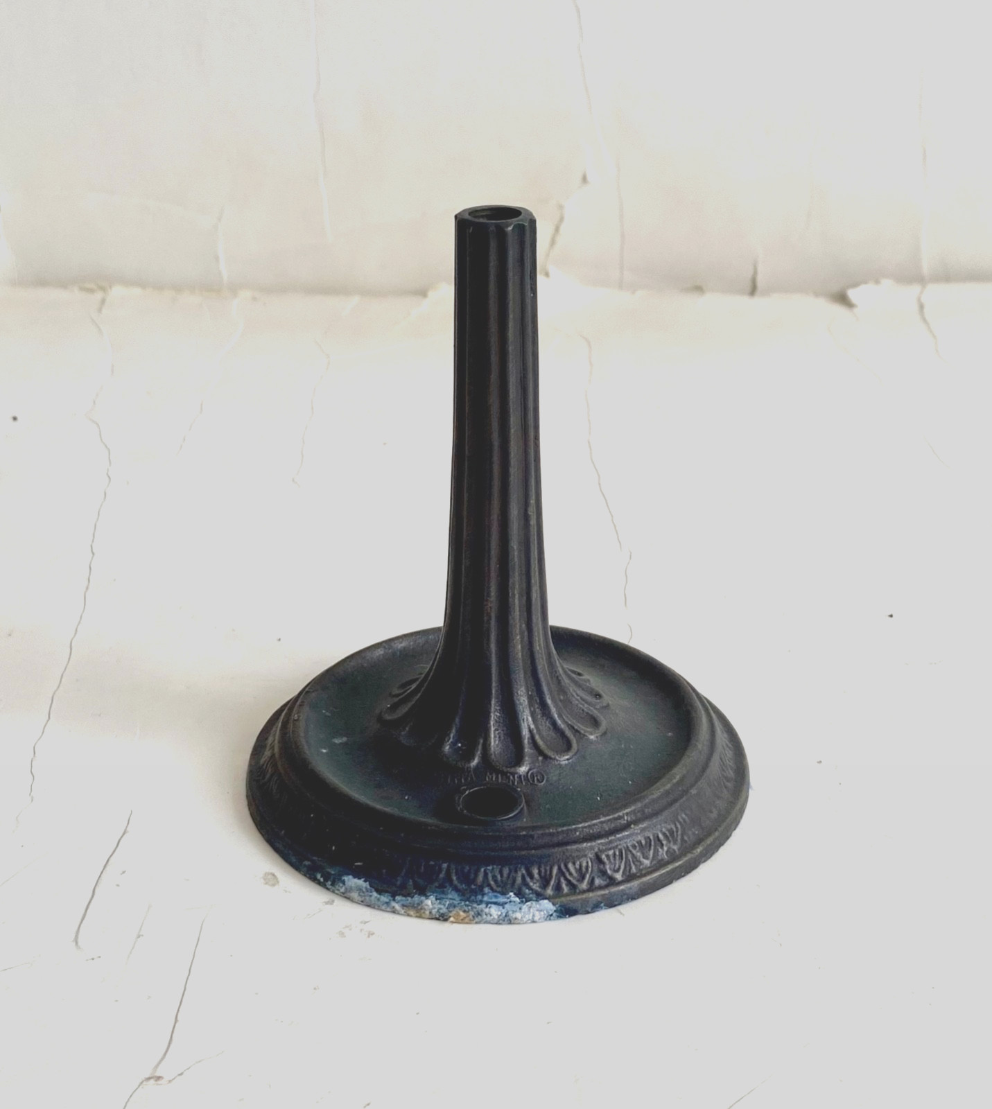 Vintage Cast Metal Mini Table Lamp Base Art Nouveau Victorian Deco Shabby Chic P