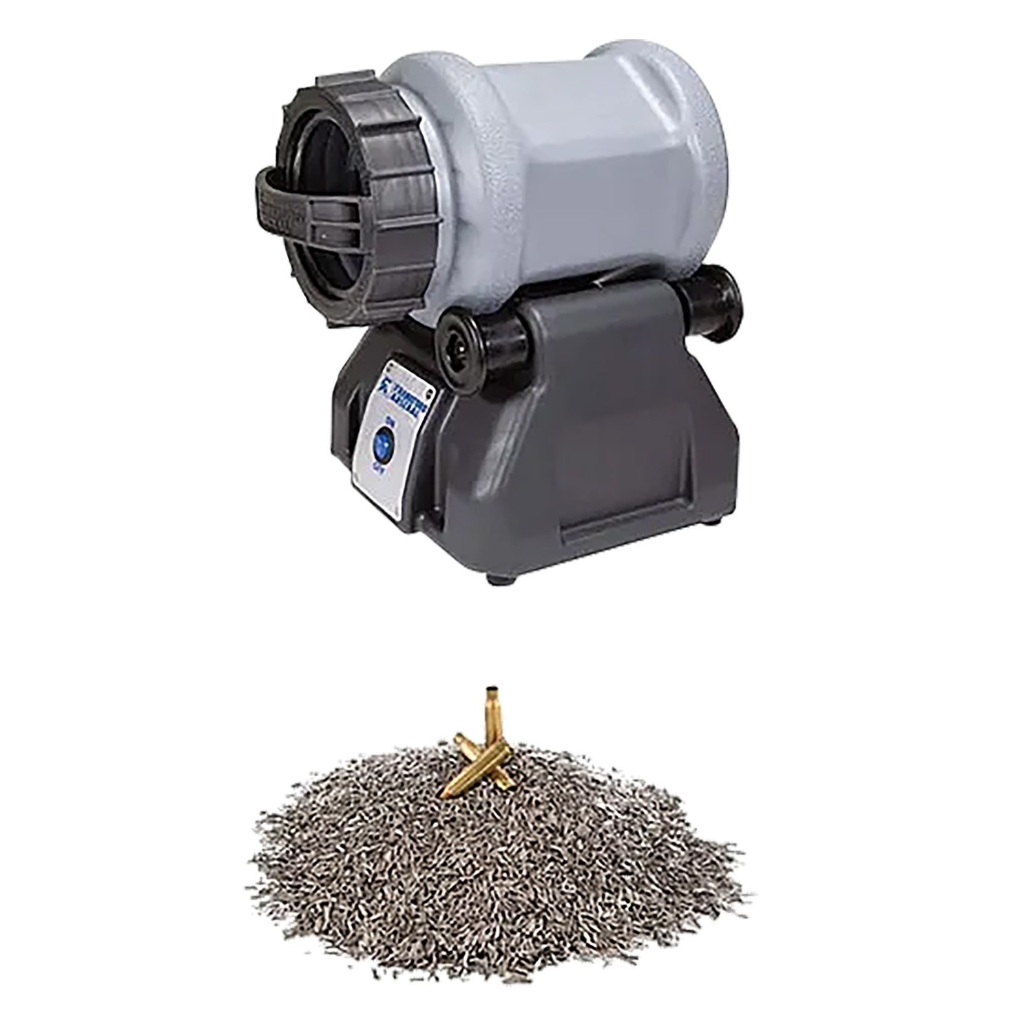 Frankford Arsenal Rotary Tumbler Lite Pro Kit, Blue SS, 300pcs Capacity #1199453