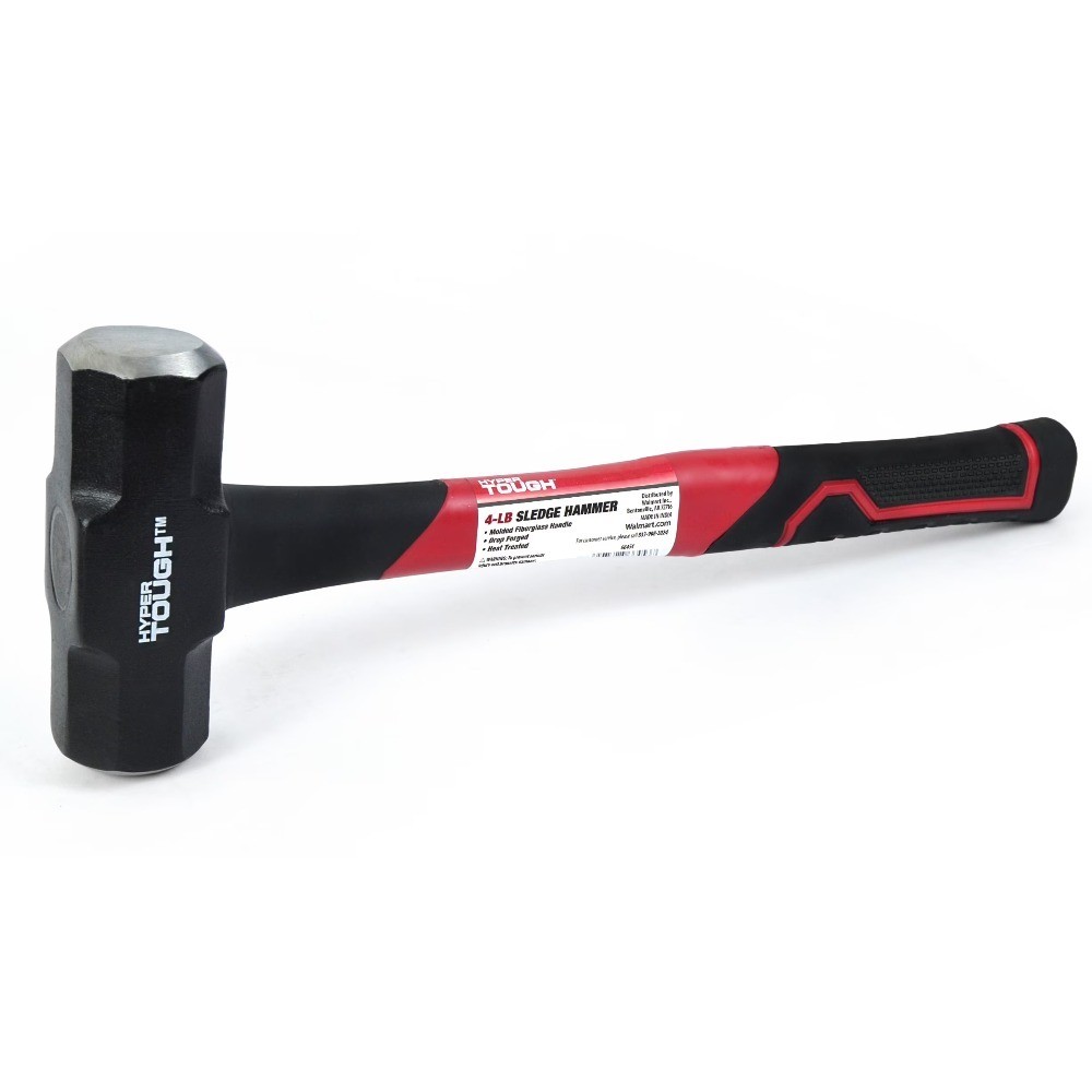 Small Sledge Hammer 4 lb with Comfort Grip Fiberglass Handle