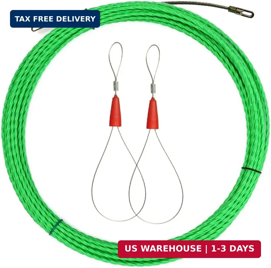 15M Fish Tape Cable Puller Wire Puller Pulling Fish Tape Puller Through Wall Wir