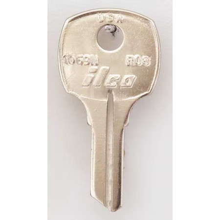 Kaba Ilco 1069N-Ro3 Key Blank, Brass, Type Ro3, 5 Pin, Pk10