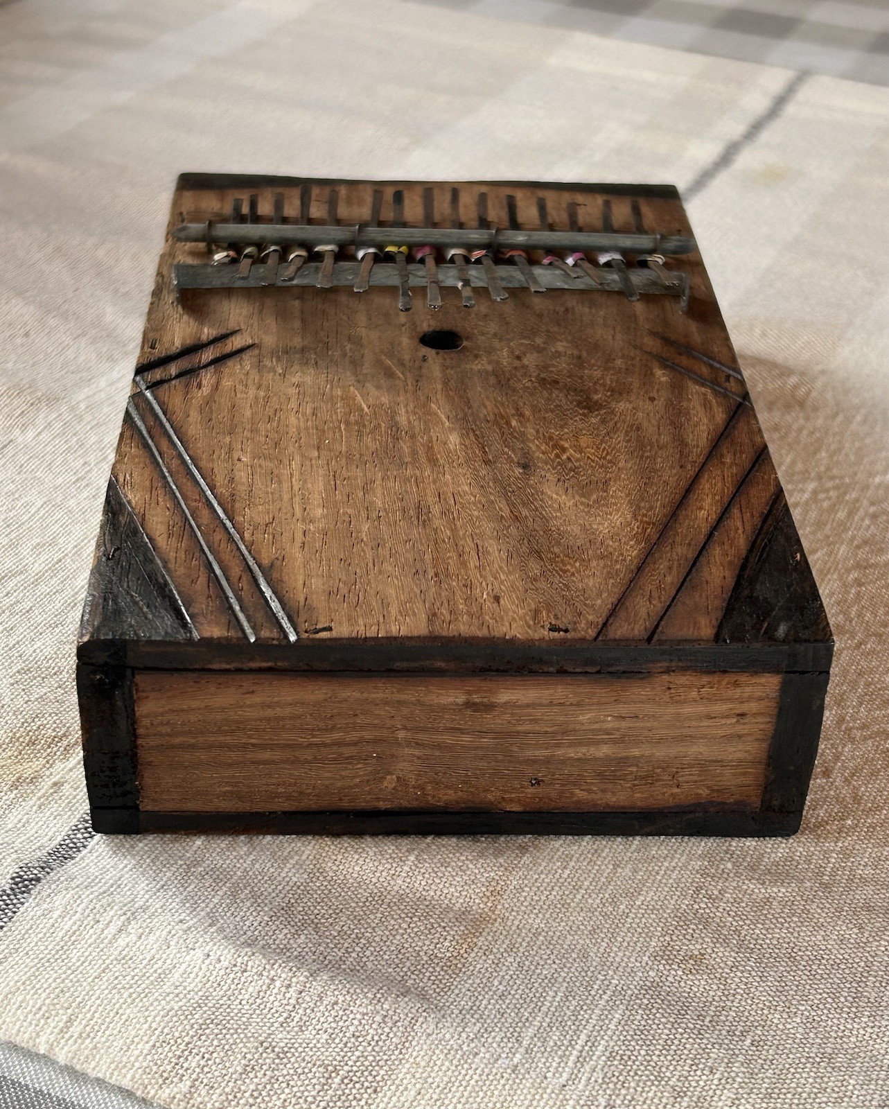 Handcrafted Wooden And Metal Percussion Instrument