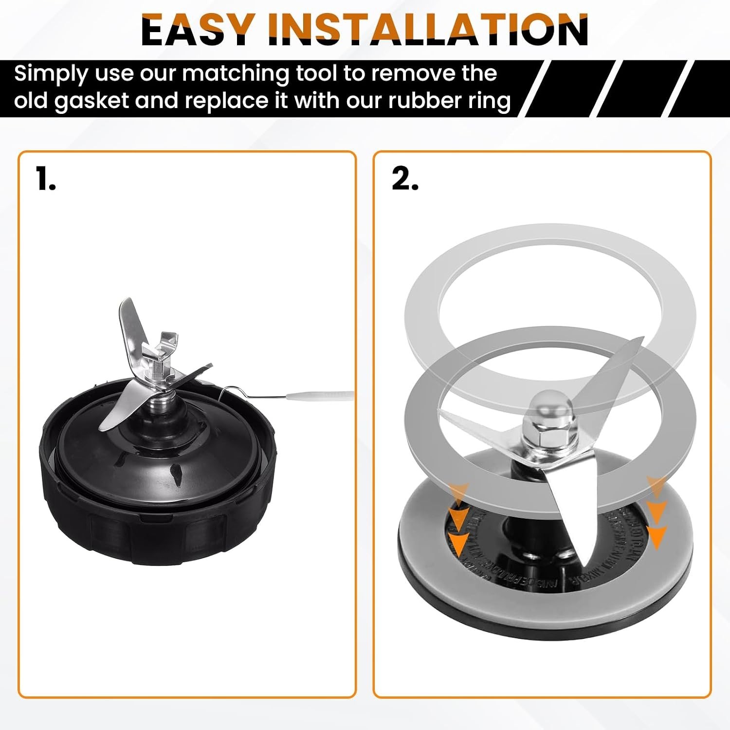 6 O-Ring Gaskets & Installation Tool for Os*terizer: Leak-Proof Efficiency