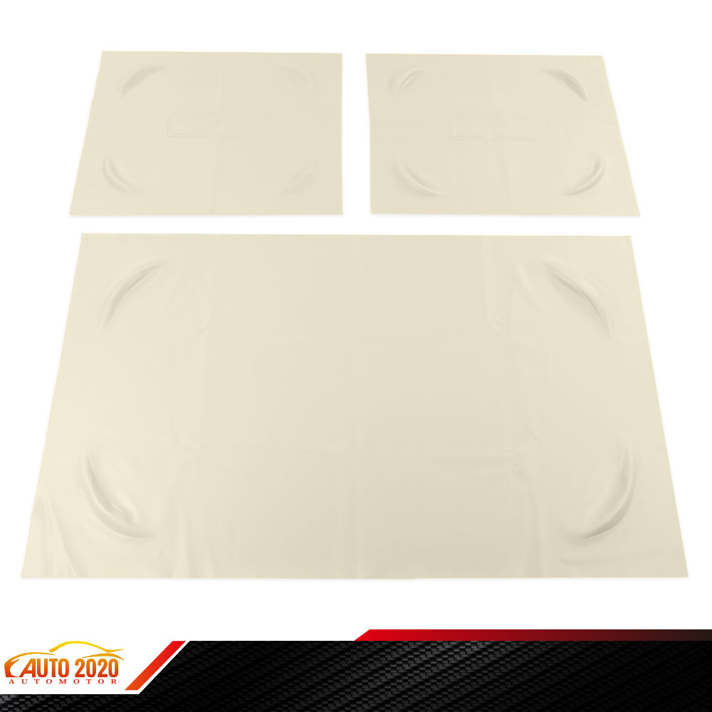 3x Club Car White Front Seat Covers Leather Fit For PRE-2000 DS Golf Cart 82-00