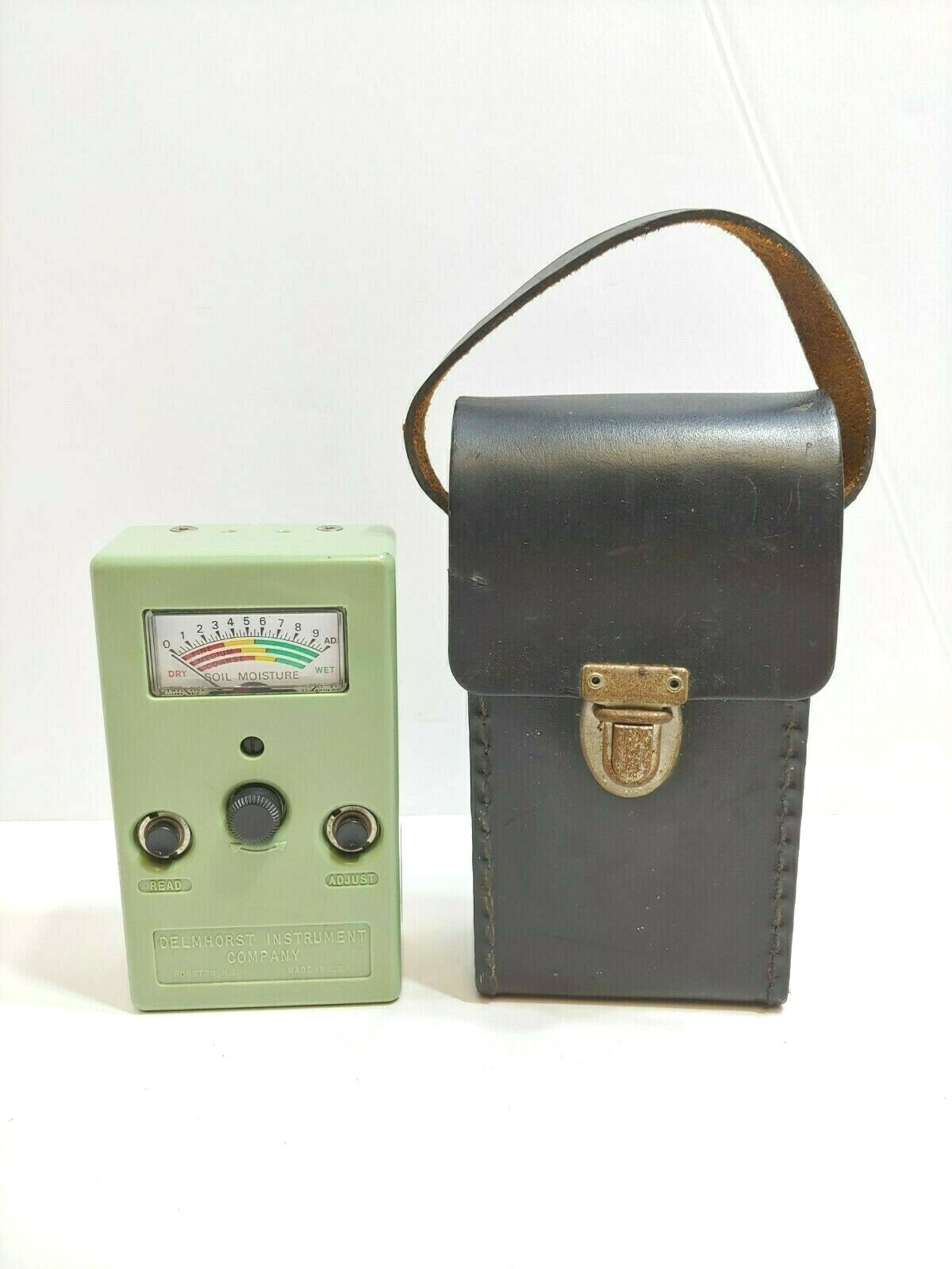 Vintage DELMHORST Model KS-1 Soil Moisture Tester/Meter w/Case - PARTS ONLY