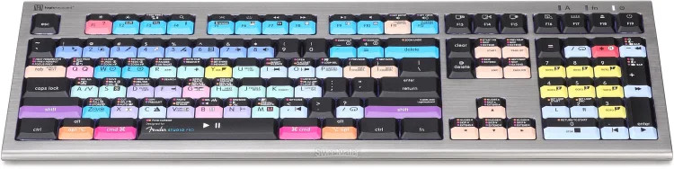 LogicKeyboard Astra 2 Backlit Keyboard for Fender Studio Pro - Mac