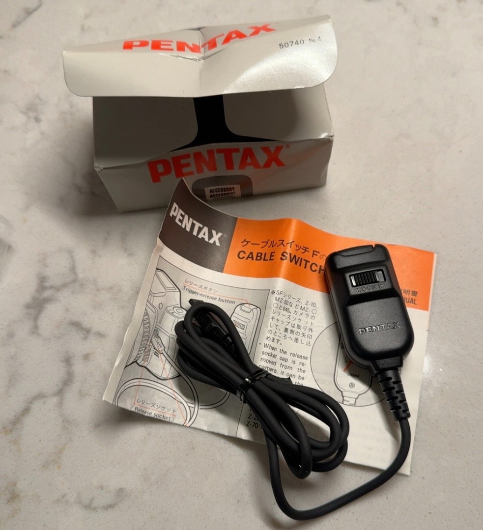 Pentax #37242 Cable Switch F, Camera Remote Control
