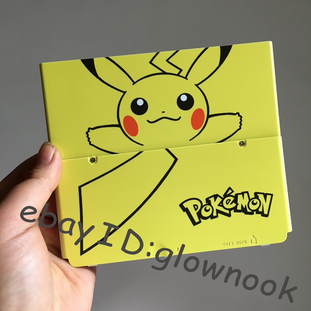 Pokémon Pikachu Nintendo NEW 3DS console parts Cover Replacement Shell Rare!Hot！