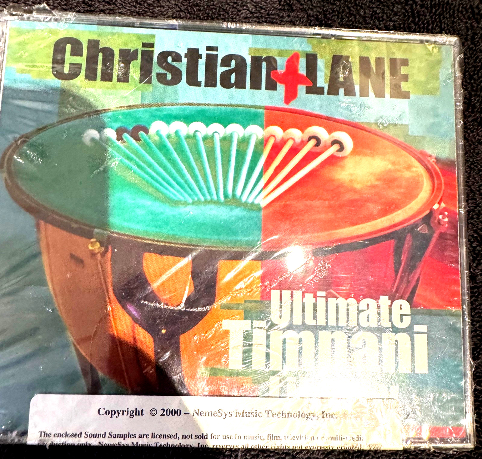 Christian Lane Ultimate Timpani Nemesys Tech Giga Sampler CD Library Multi New