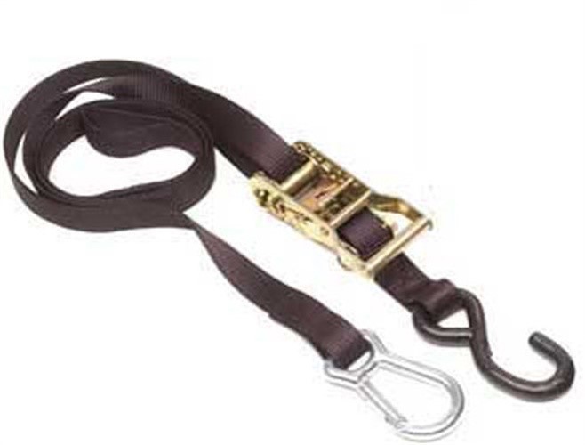 HIGH ROLLER - HR201-10 - RATCHET TIE-DOWNS (BLACK)