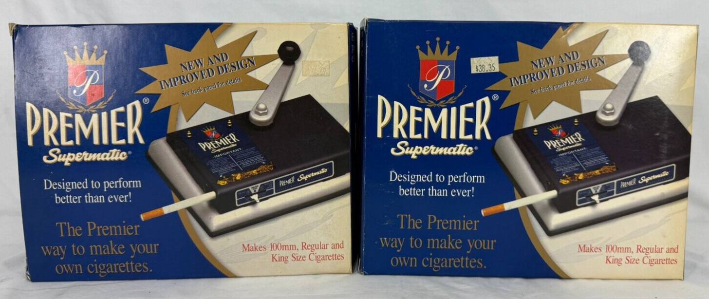 2 - Premier Supermatic Cigarette Injector Machines As Photo'd Sold As Is