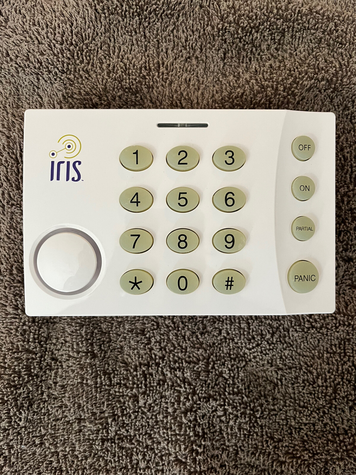 IRIS Model KPD800 White Home Security Wireless Keypad Only FAST SHIPPING