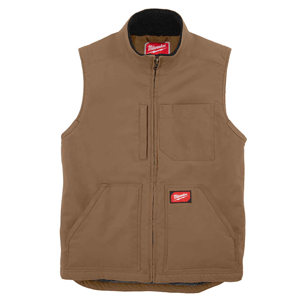 Milwaukee 801BR-3X Milwaukee Tool HEAVY DUTY SHERPA-LINED VEST - BROWN 3X