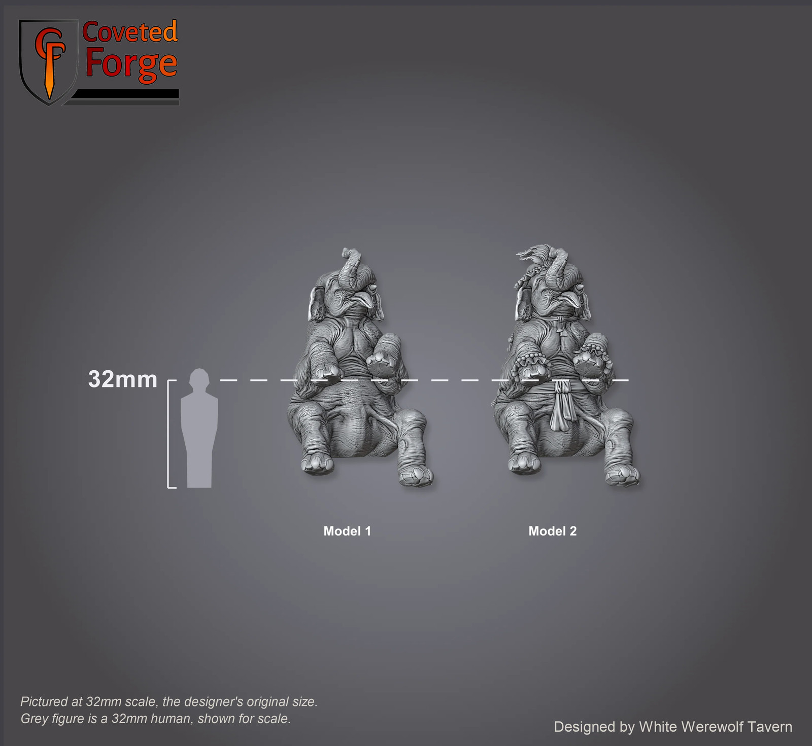 Marvelous Mammoths - Resin Tabletop Miniature