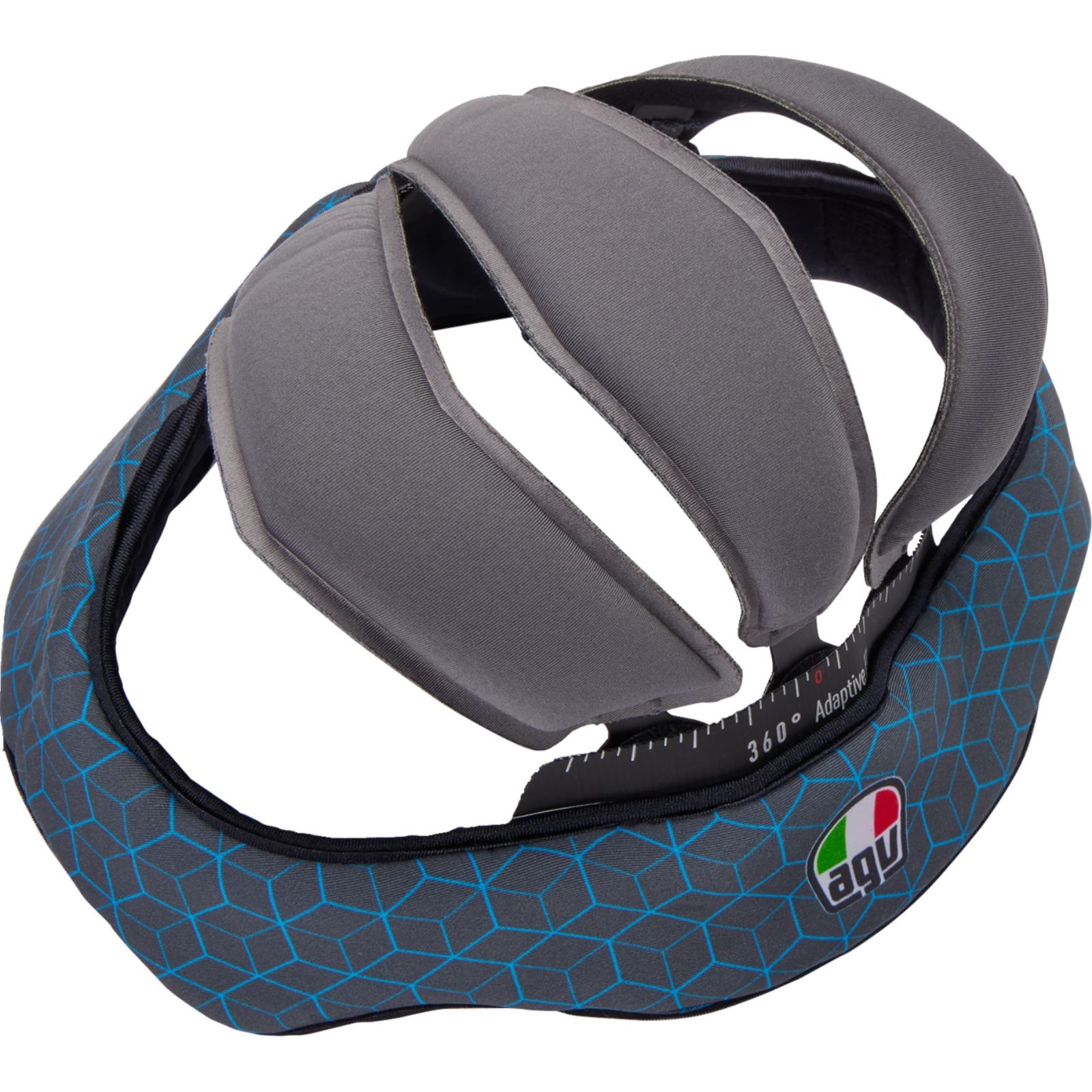 AGV Helmets Pista GP RR Liner - Gray/Cyan - XL 201850005523GXL