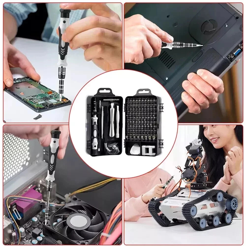 122 in 1 Precision Screwdriver Set Computer Repair Tool Kit Acssart Magnetic Bit