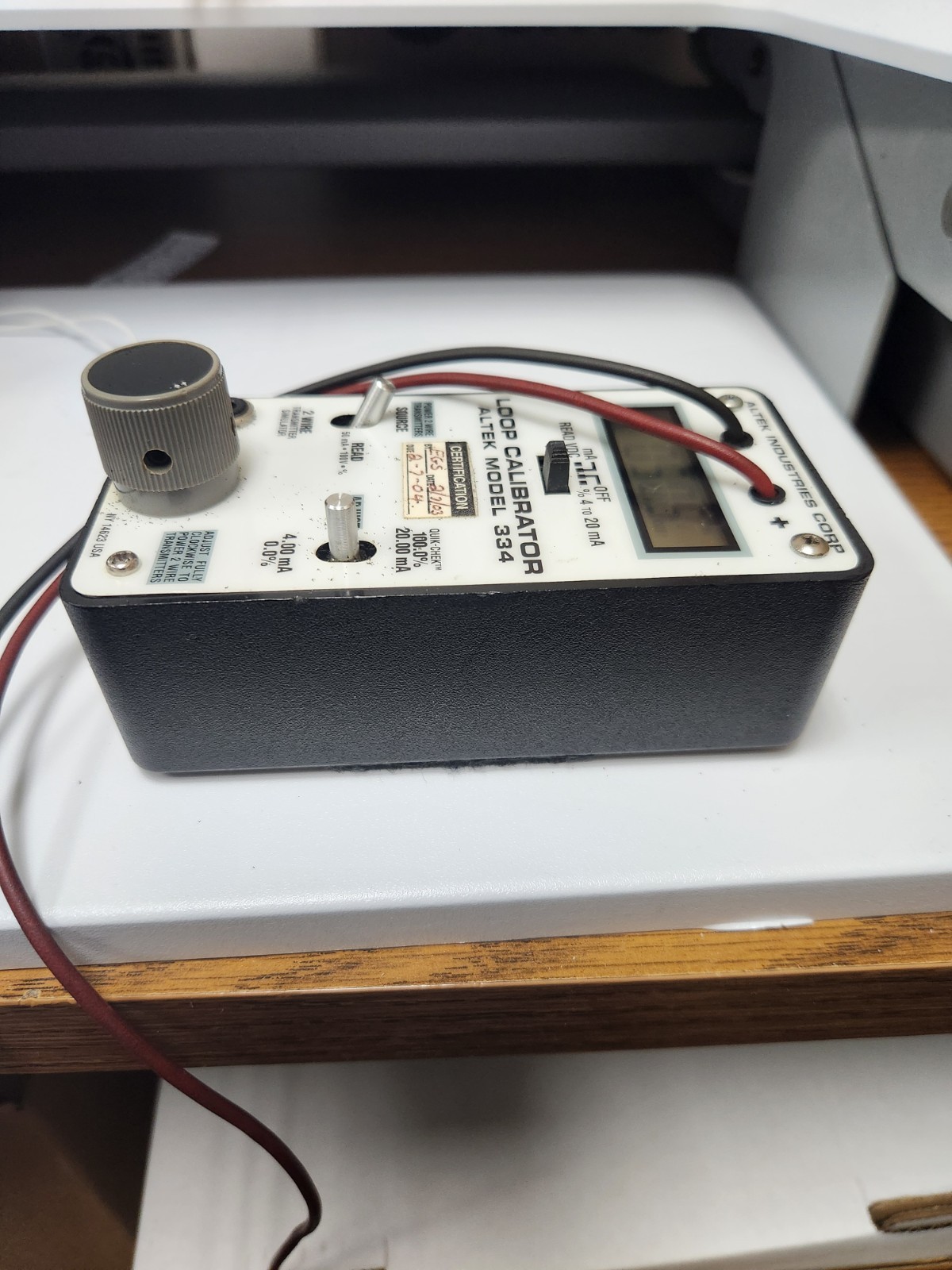 Altek 334 Milliamp Loop Calibrator
