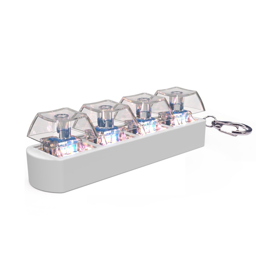 4Keys Keyboard Keycaps Fidget Toy Stress Relief Diy Keycaps Toy Keyboard7338
