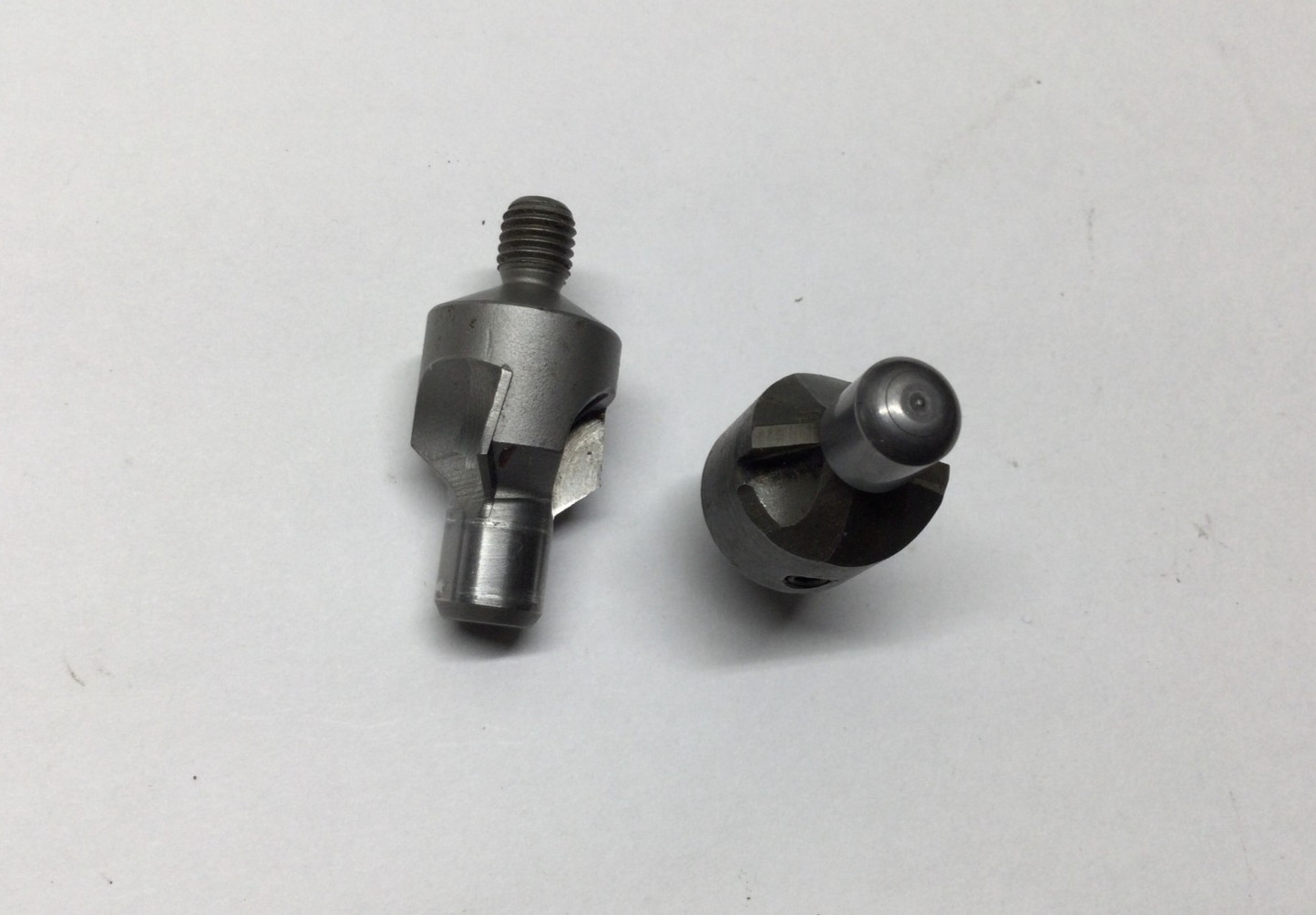 2) 1/4-28 Threaded Carbide Tipped Countersinks
