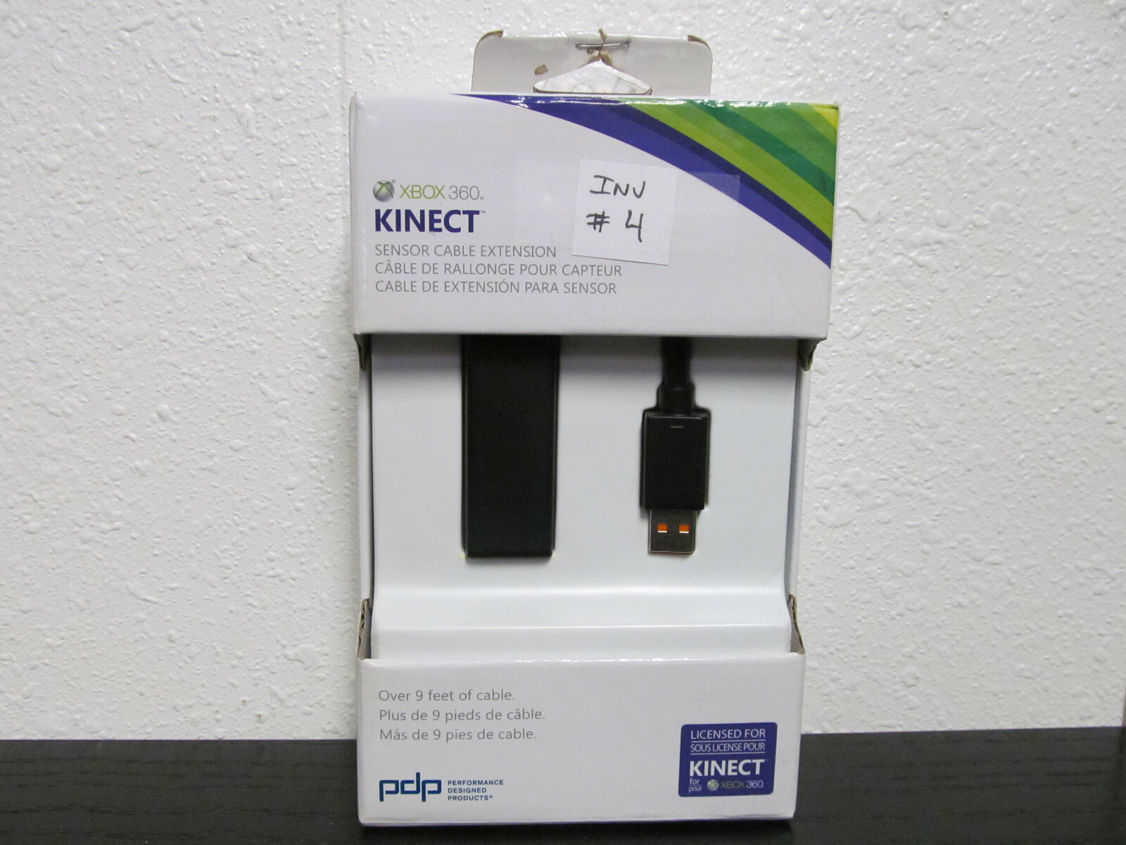 PDP ~ Microsoft Xbox 360 Kinect Sensor Cable 9' Extension Cord  ( INV # 4 )