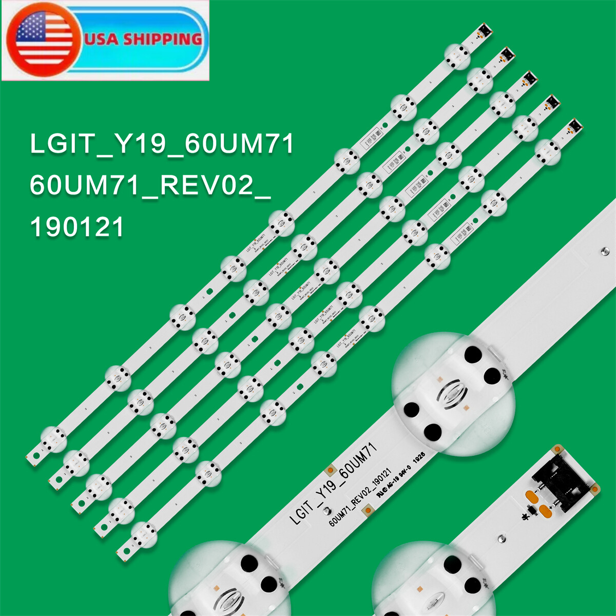 LED Backlight For LG 60UM6950DUB 60UM7100PVB 60UM6900DUB 60UM7100PLB 60UM7100DUA