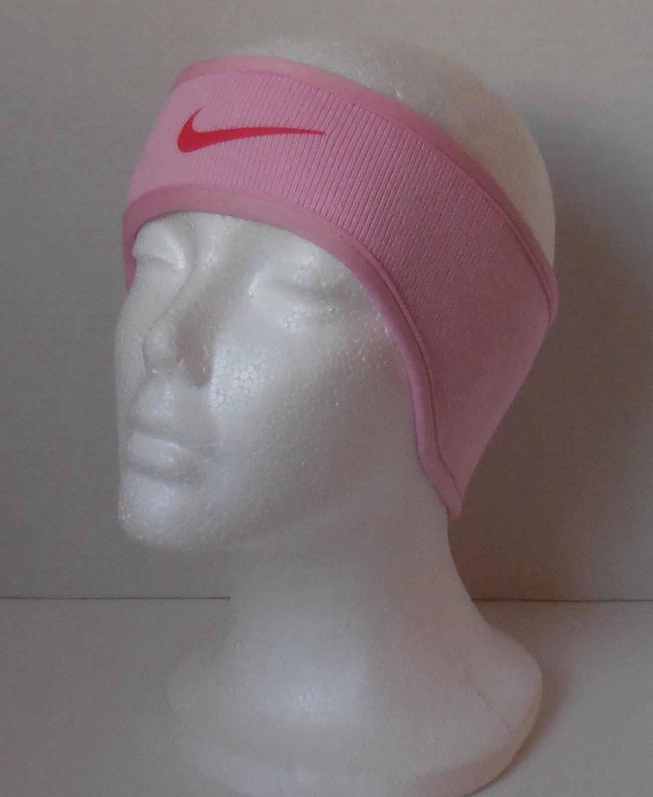Nike Knit Headband Run Classic Warm Youth Medium Soft Pink/Vast Grey/LT Crimson