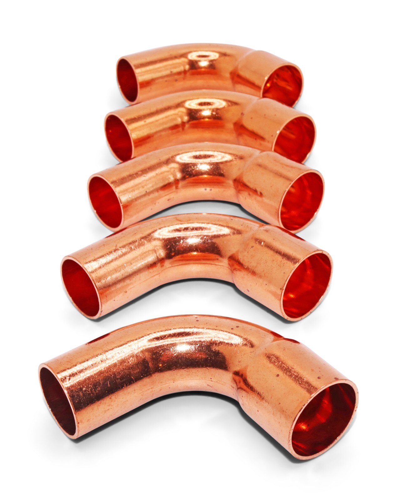 3/4" OD HVAC Copper Street Long Radius LR 90 , W02828 / C272-0090 , Pack of (5)