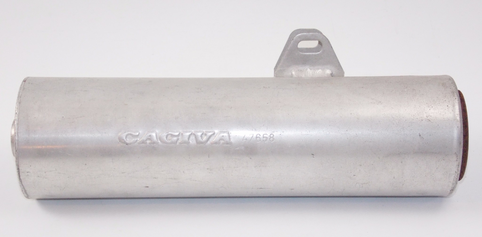 NOS OEM CAGIVA EXHAUST SILENCER PIPE ALUMINUM  47658