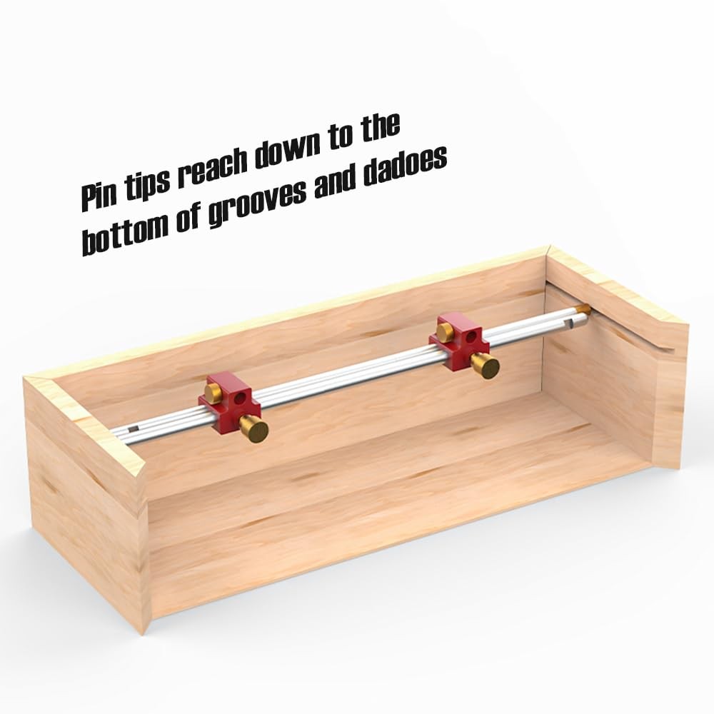 Versatile Modular Bar Gauge System Woodworking Tool Set Inside Outside
