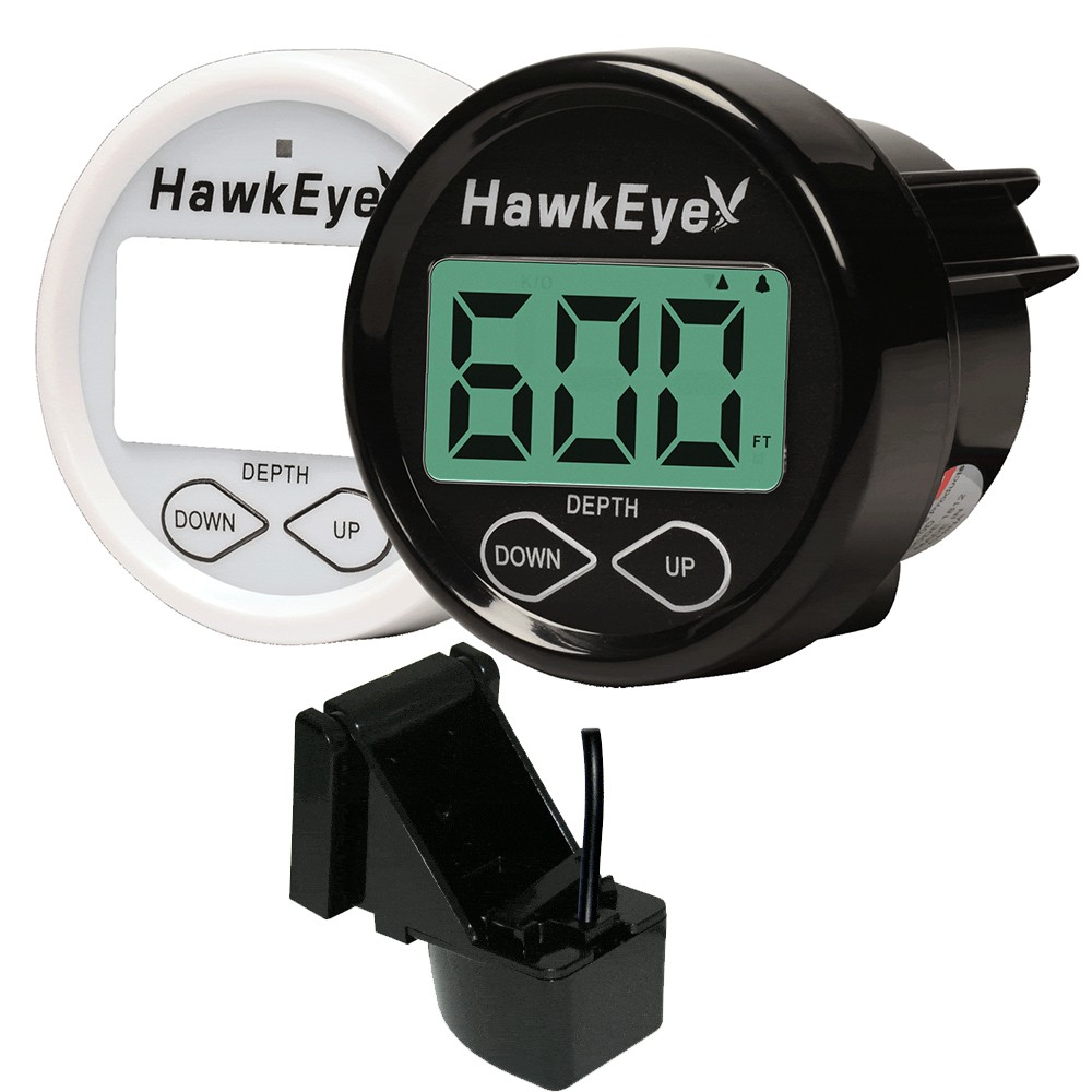 Hawkeye Dt1B-Tm In Dash Depth Finder Transom/In-Hull Mount Transducer 2-1/8"