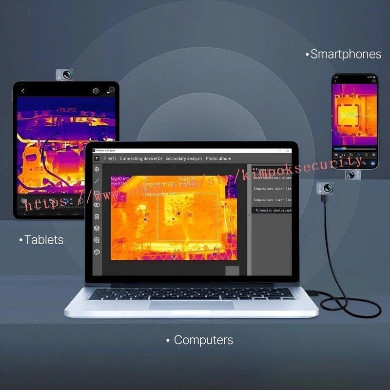 Thermal Master Thermal Camera for Android, P2 Pro Thermal Imager with Macro Lens
