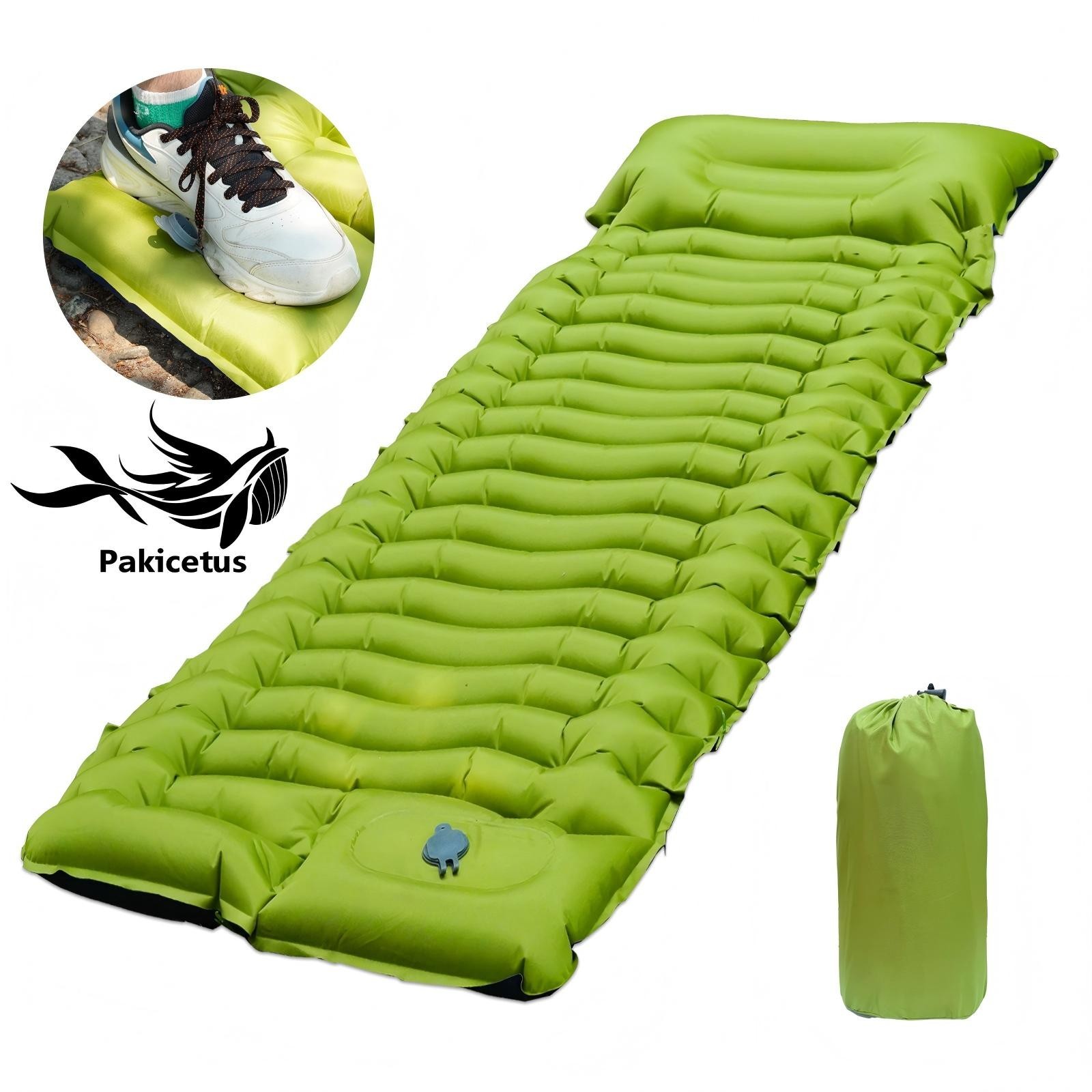 PAKICETUS Durable Camp Air Mattress For Road Trip & Backpacking