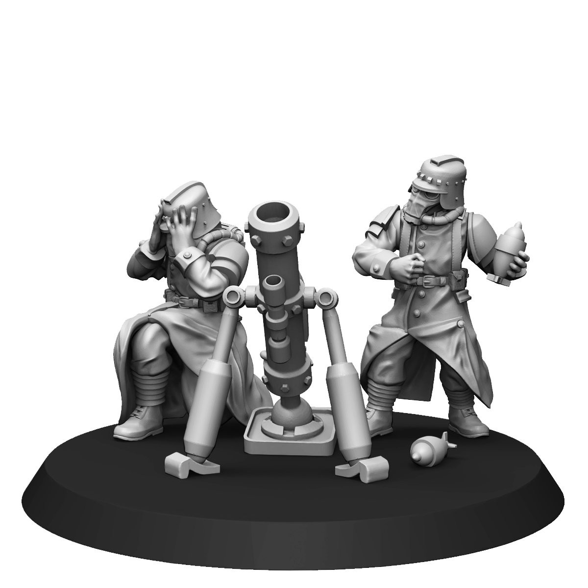 GRIM GUARD DECIMATORS WITH MORTAR