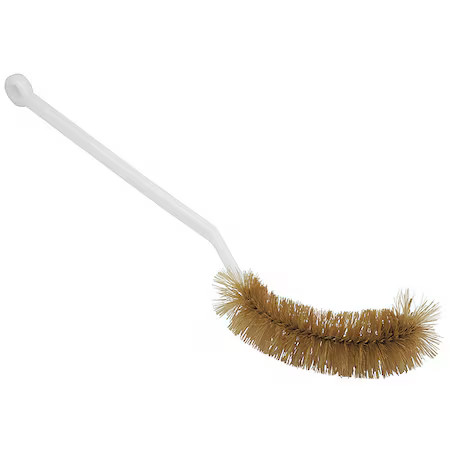Tanis 06185 Volumetric Flask Brush, 10 In L Handle, 4 In L Brush, Natural,