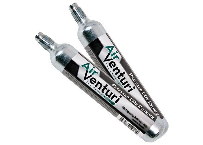 Air Venturi Pre-Filled 90-Gram Disposable CO2 Cylinder Tanks- 2 Pack