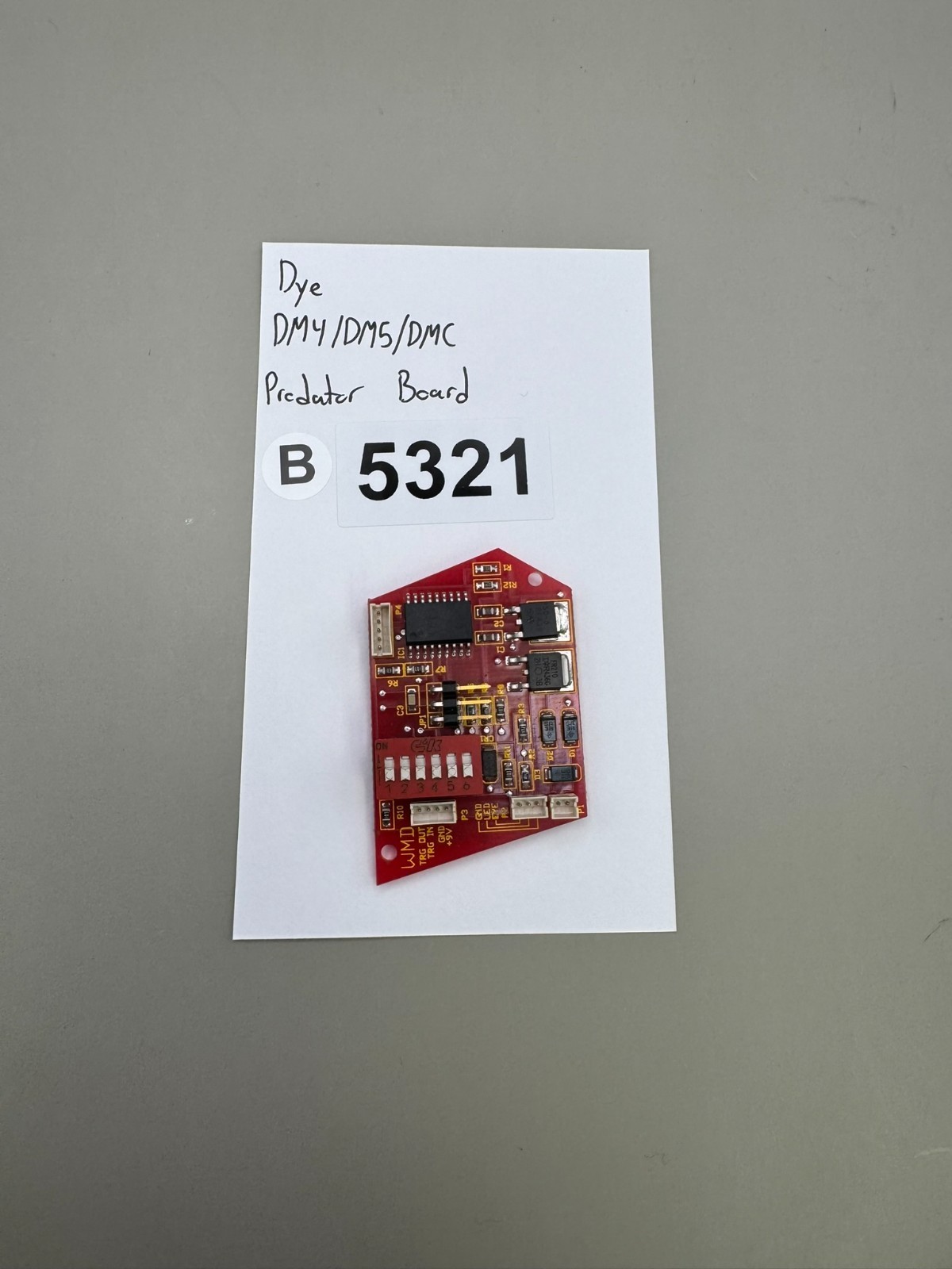 Dye DM4/DM5/DMC Predator Board