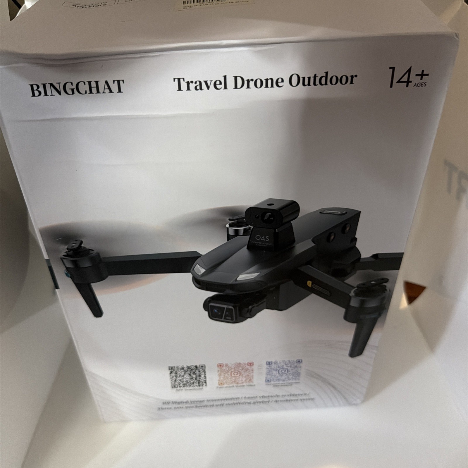 BINGCHAT AE86 Pro Max 4K Quadcopter Camera Drone. New In Box. Free Ship