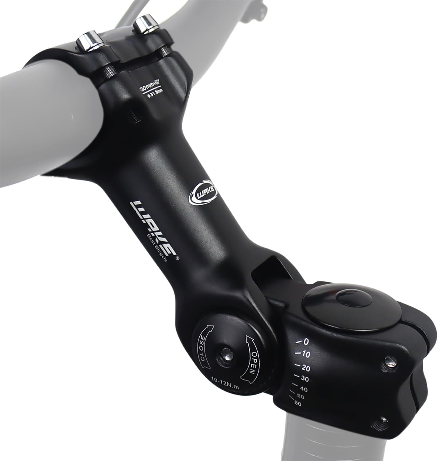 Wake Adjustable Bike Stem 25.4/31.8mm 0-60 Degree