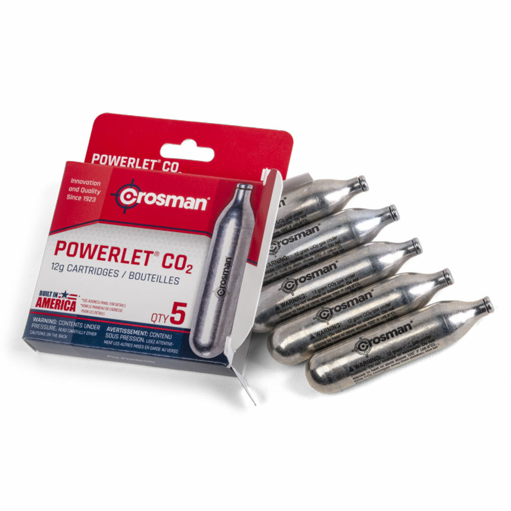 CROSMAN Powerlet CO2 5-Pack Cartridges (231B)