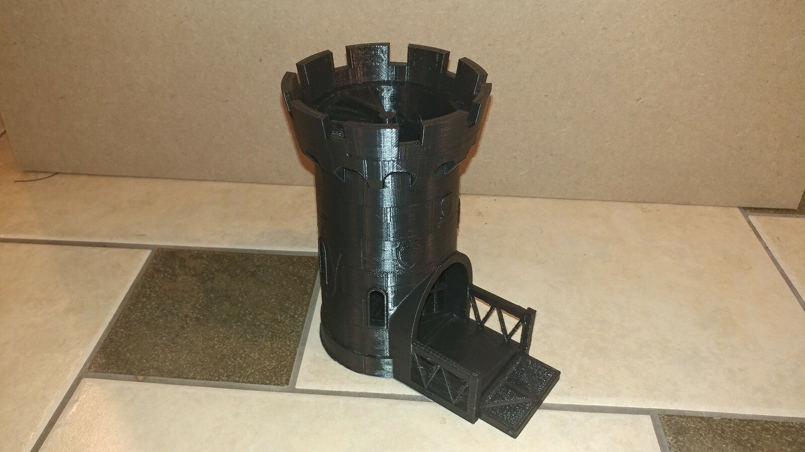 HUGE Dice Tower, OVER 8" TALL! Dice Roller, Dungeons & Dragons, LARGE DICE TOWER