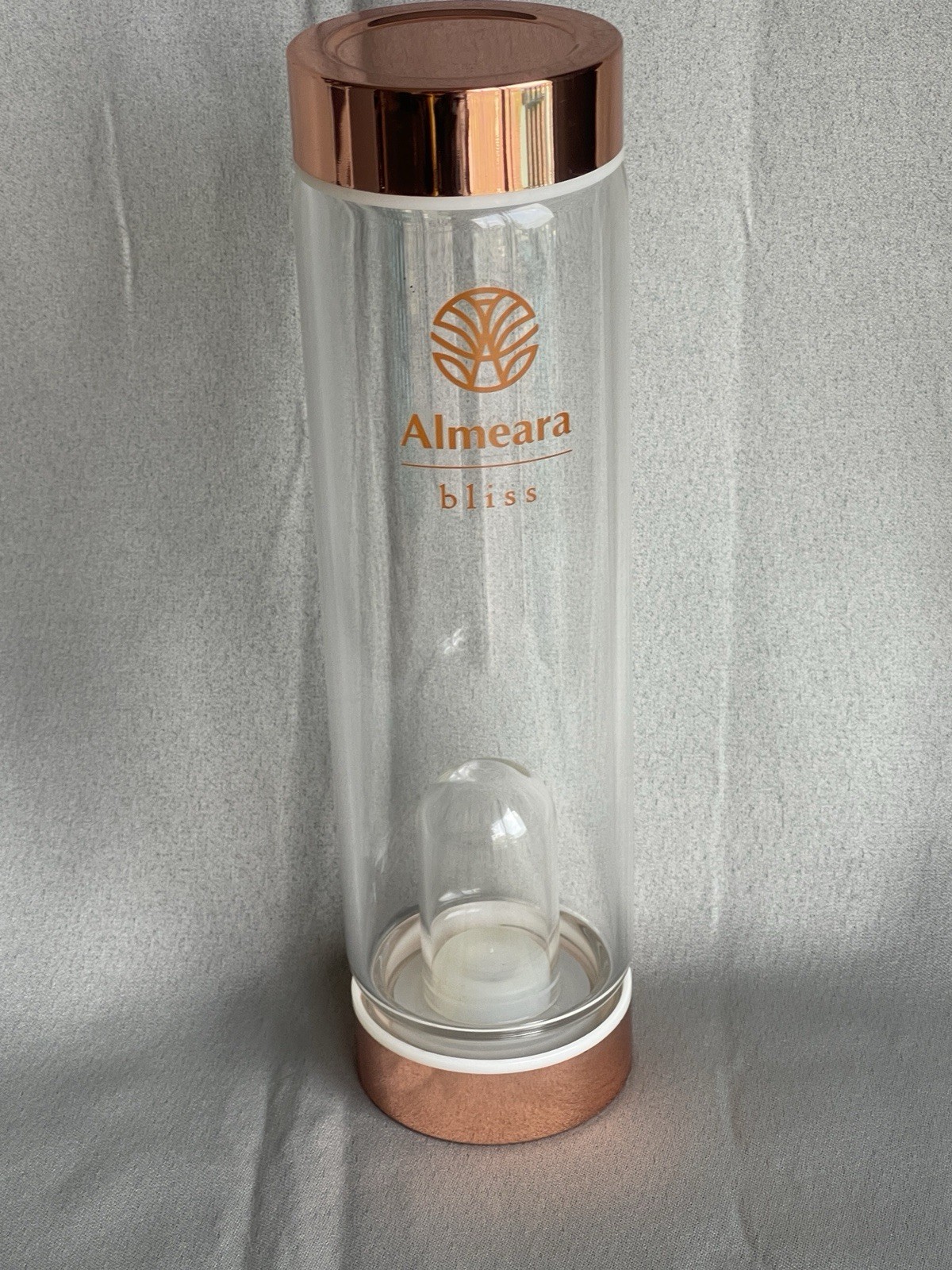 Crystal Water Bottle Clear 16.9 Oz Bliss For Crystal Changing Gem Elixir ￼