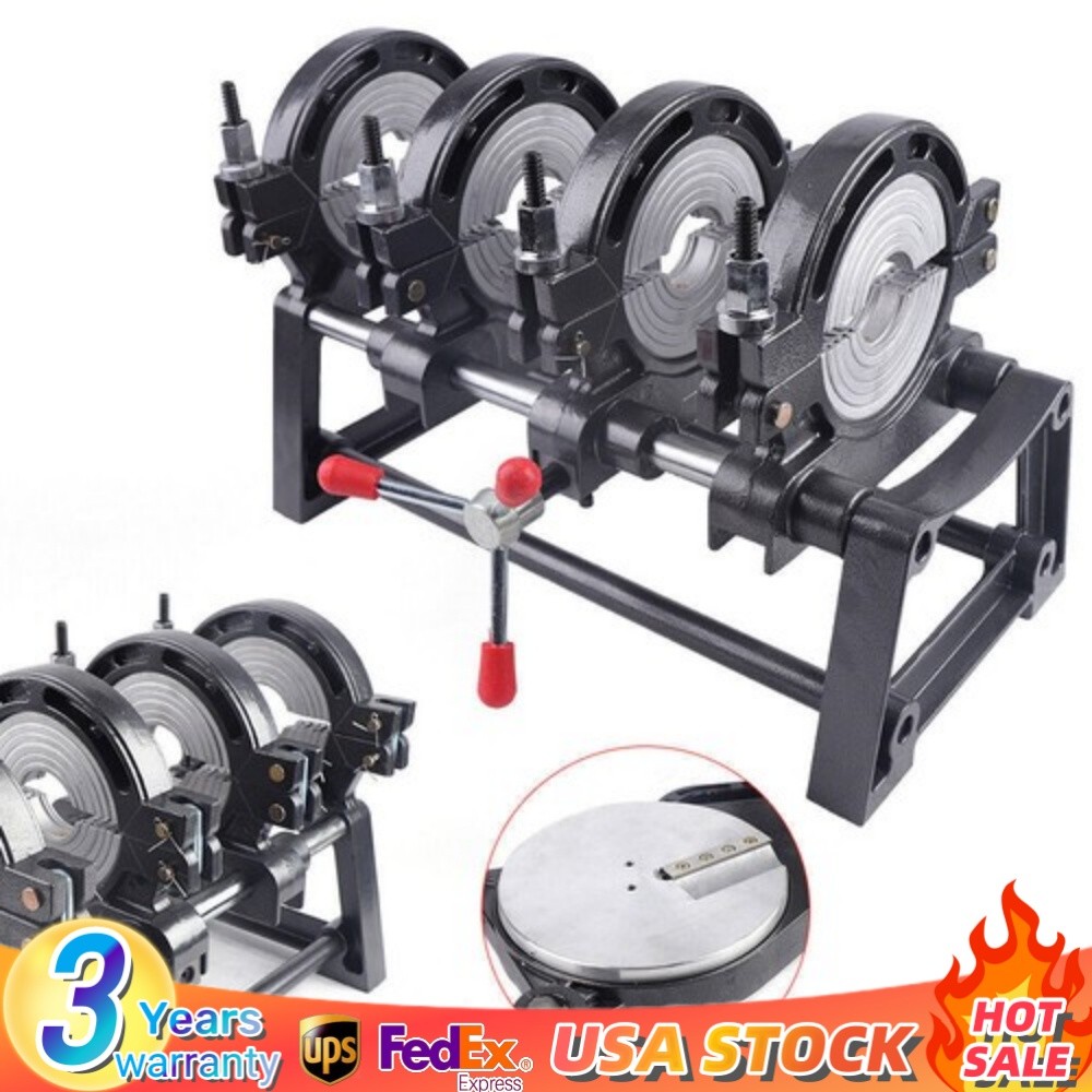 270°c Manual Piping Pipe Fusion Welder 4 Clamps PE PP PB PVDF HDPE PVC 63-160MM