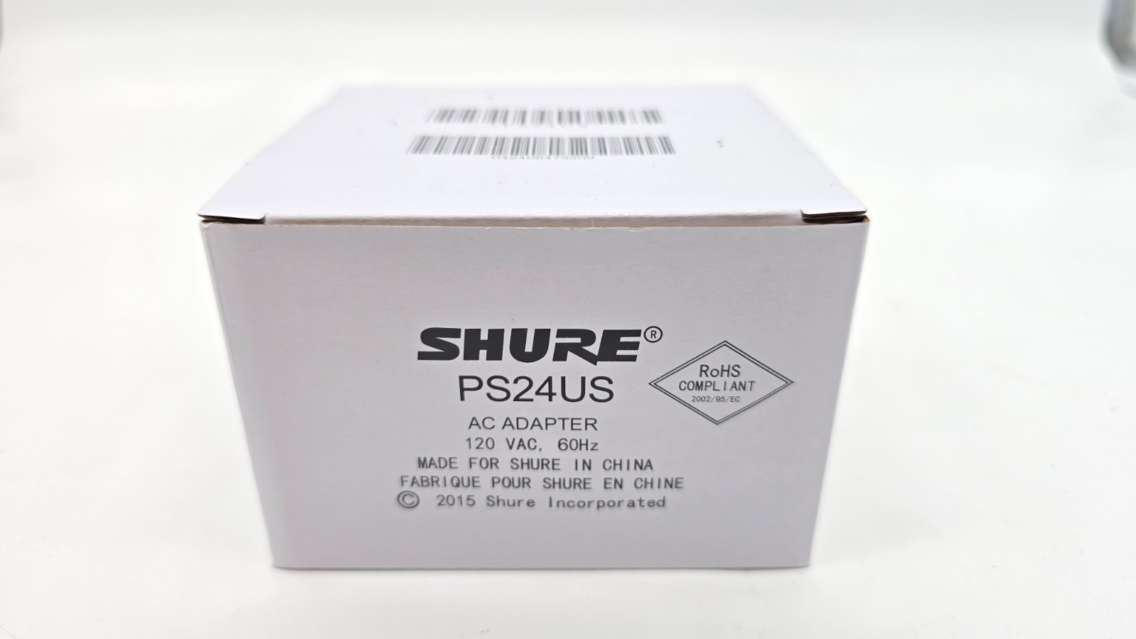 Shure AC-DC Adapter for PS24, PS24US, PS-24US Power Supply Charger Cord Plug NEW